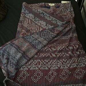 Anthropologie Maeve XL knit style skirt with lining inside